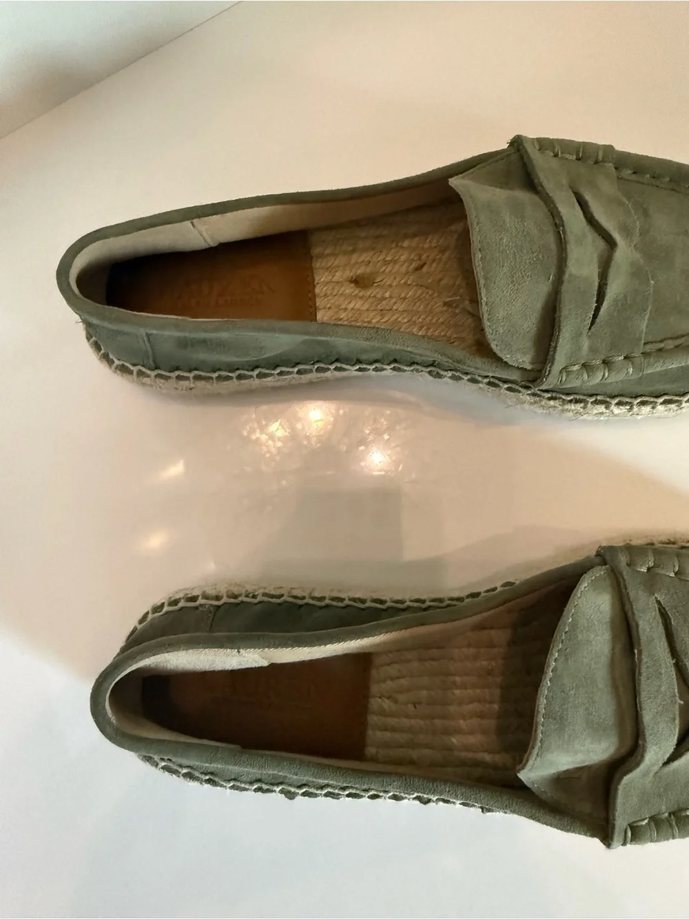 Lauren Ralph Lauren suede upper